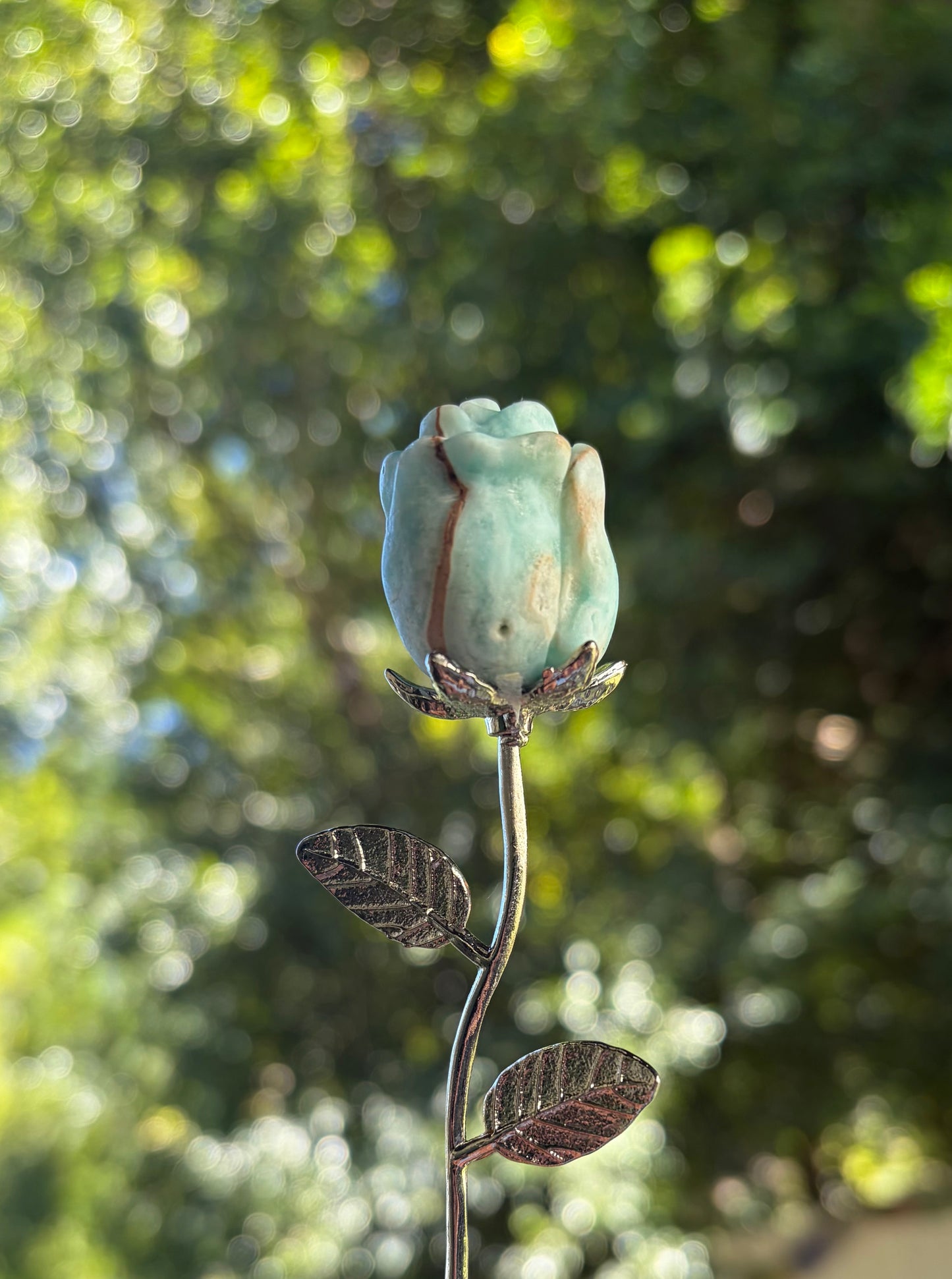 BLUE rose Staff