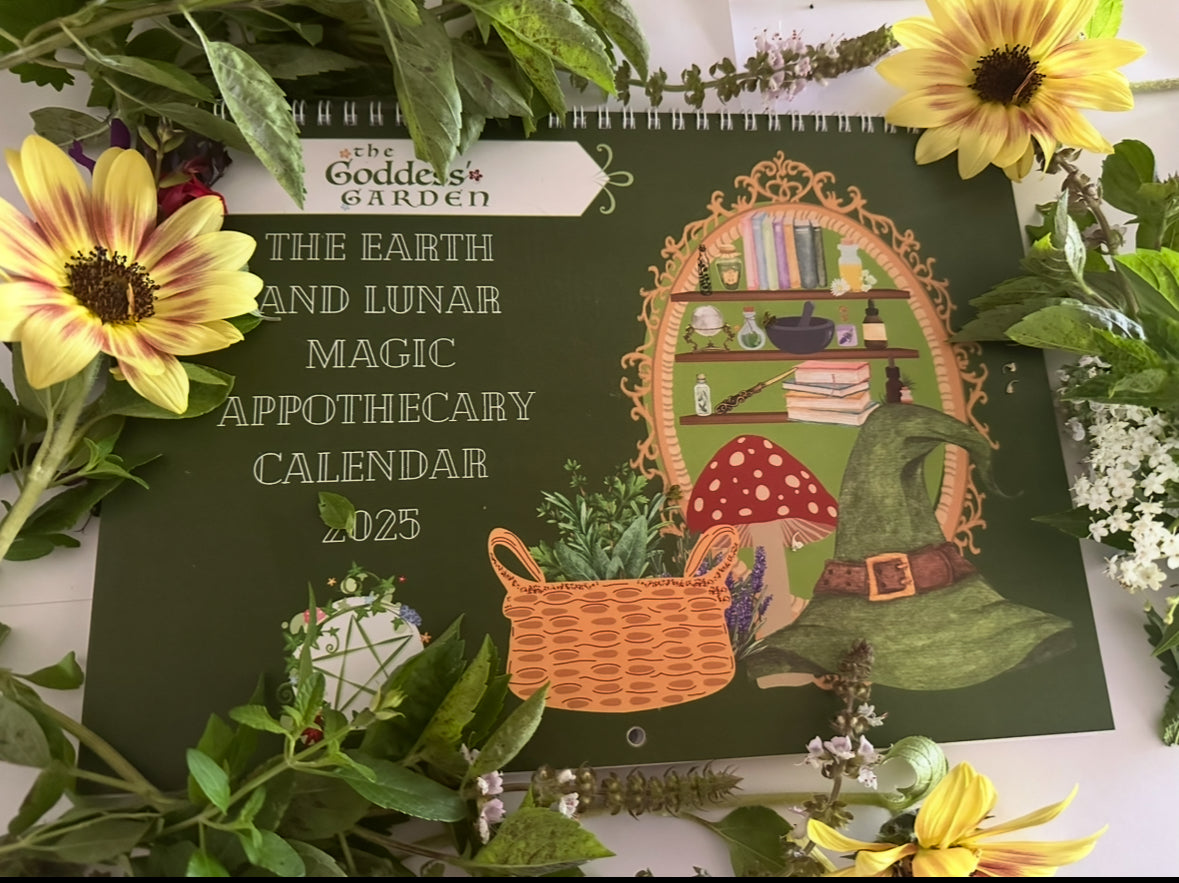 Earth and Lunar Magic Apothecary Calendar 2025