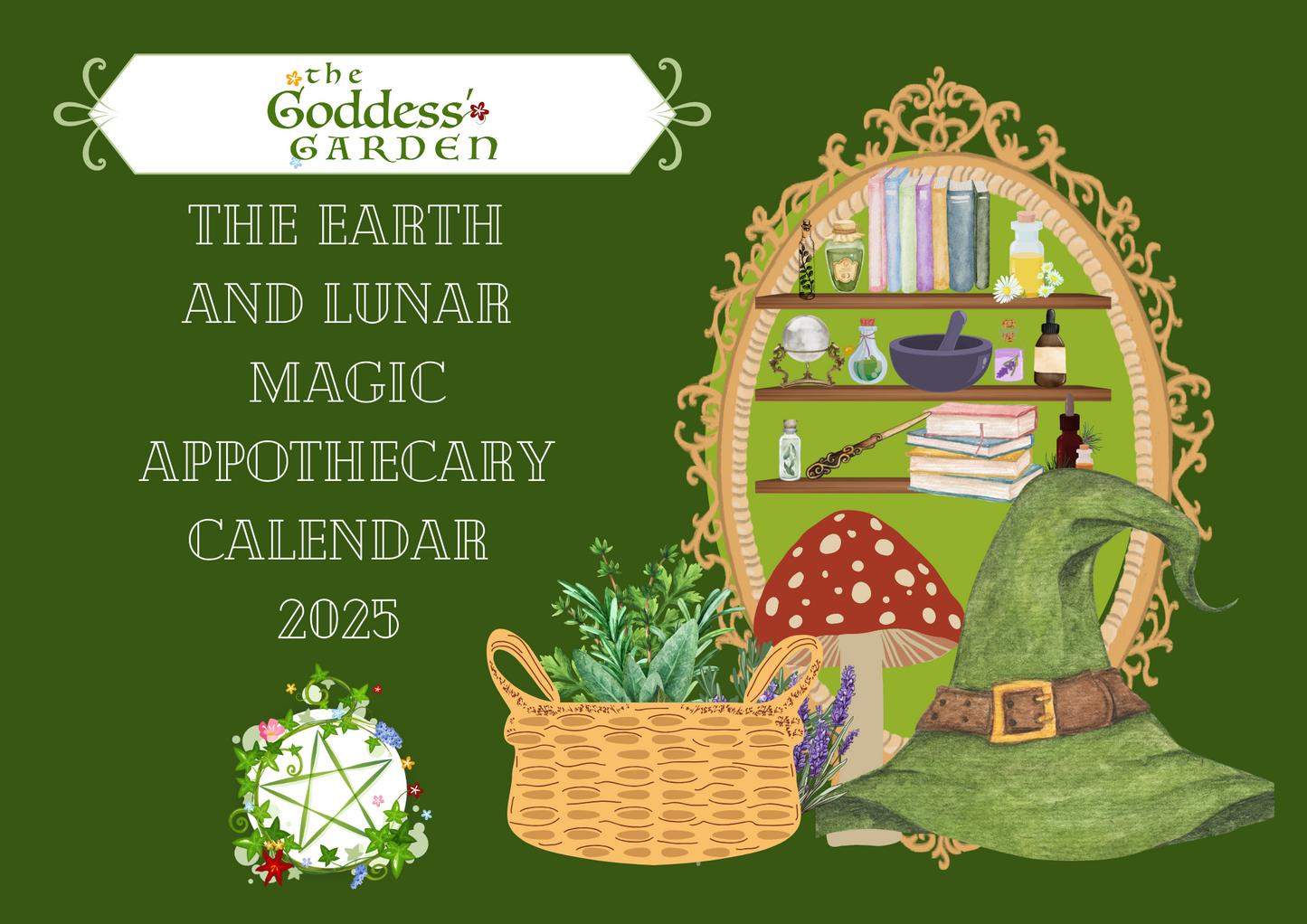 Earth and Lunar Magic Apothecary Calendar 2025