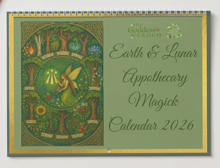 Earth Magic Luna Calendar 2026 - Sacred Trees of the Druids