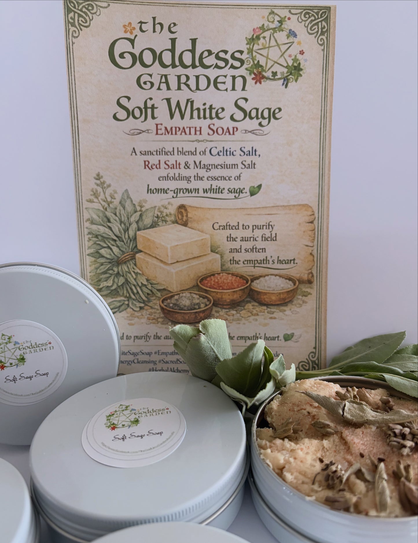 Empath Soap - Soft White Sage Soap