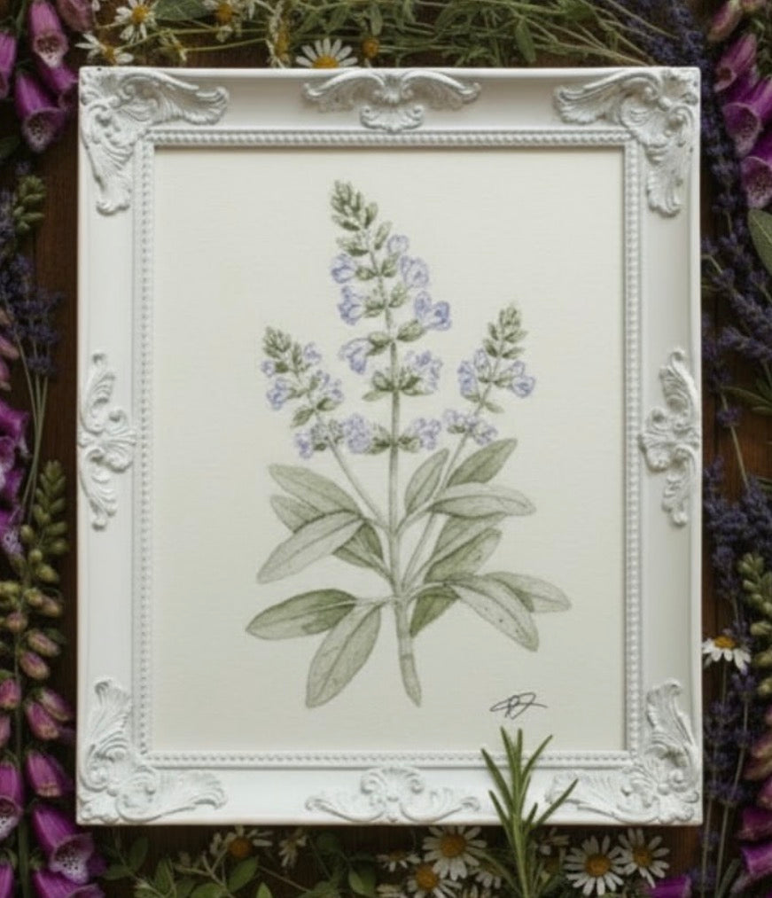 White Sage Art Print