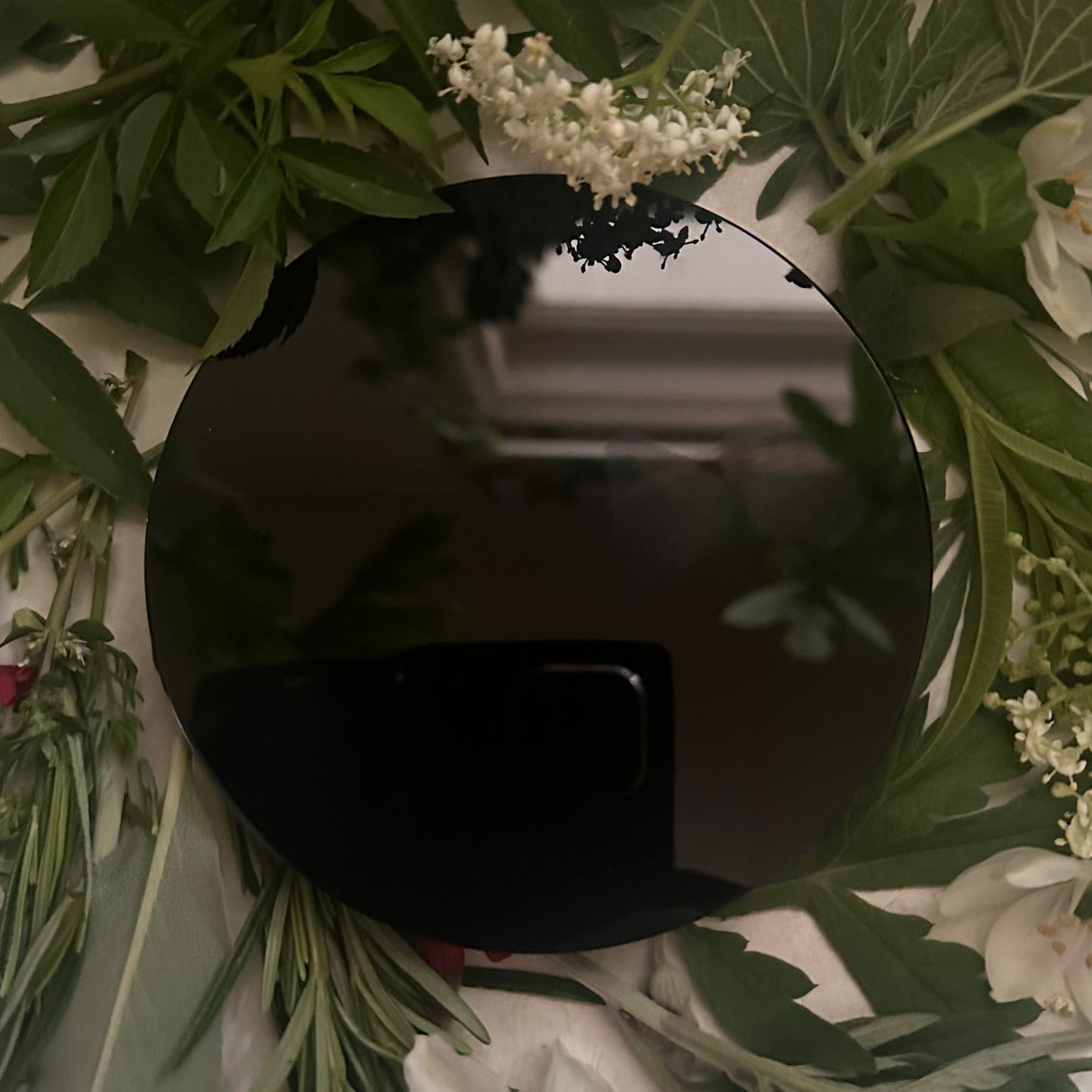 Black Obsidian Scying Mirrors