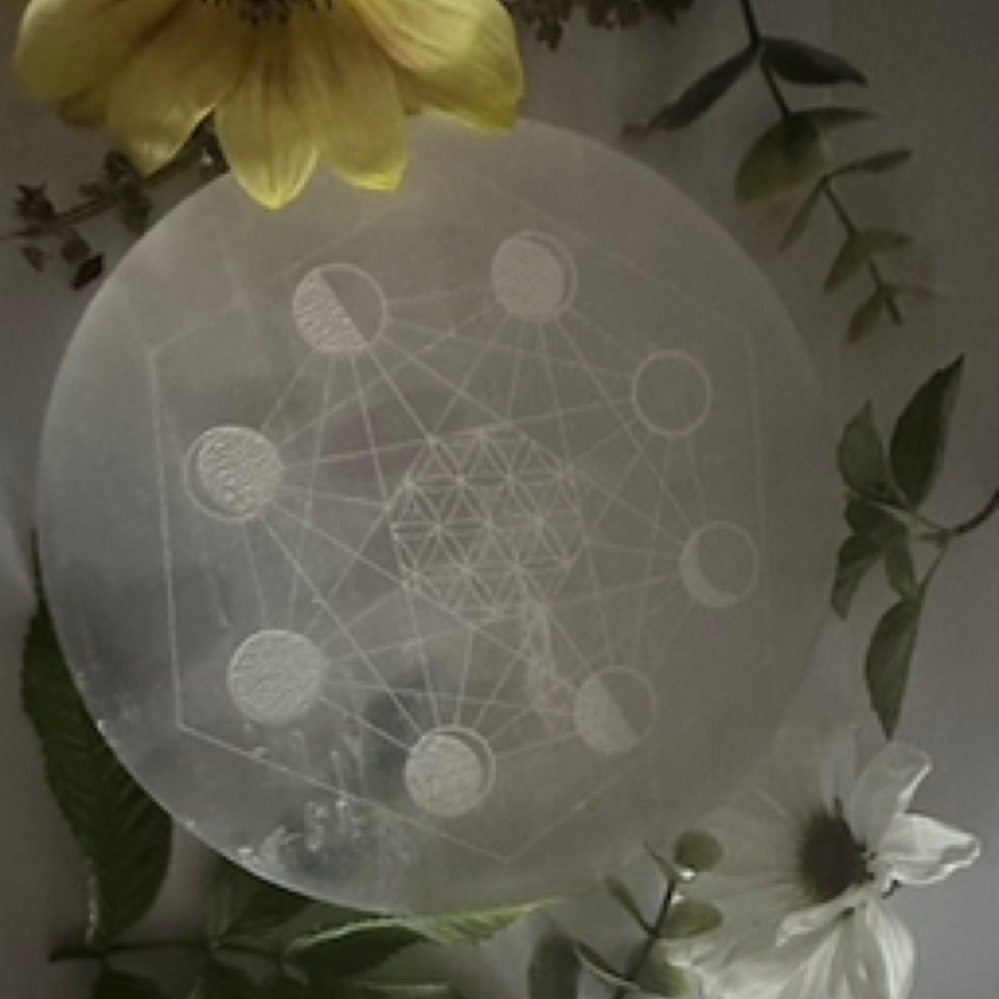 Selinite Moon Charging Plate