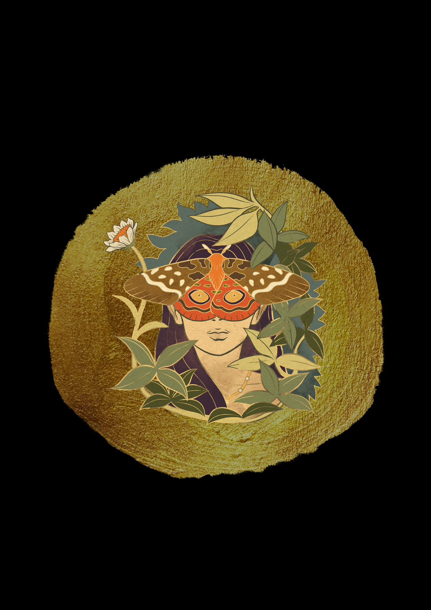 tshirt-gold-forest-queen-black.PNG