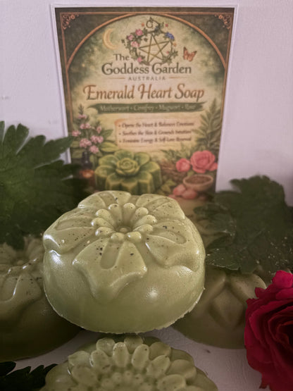 Emerald Heart Ray Soap