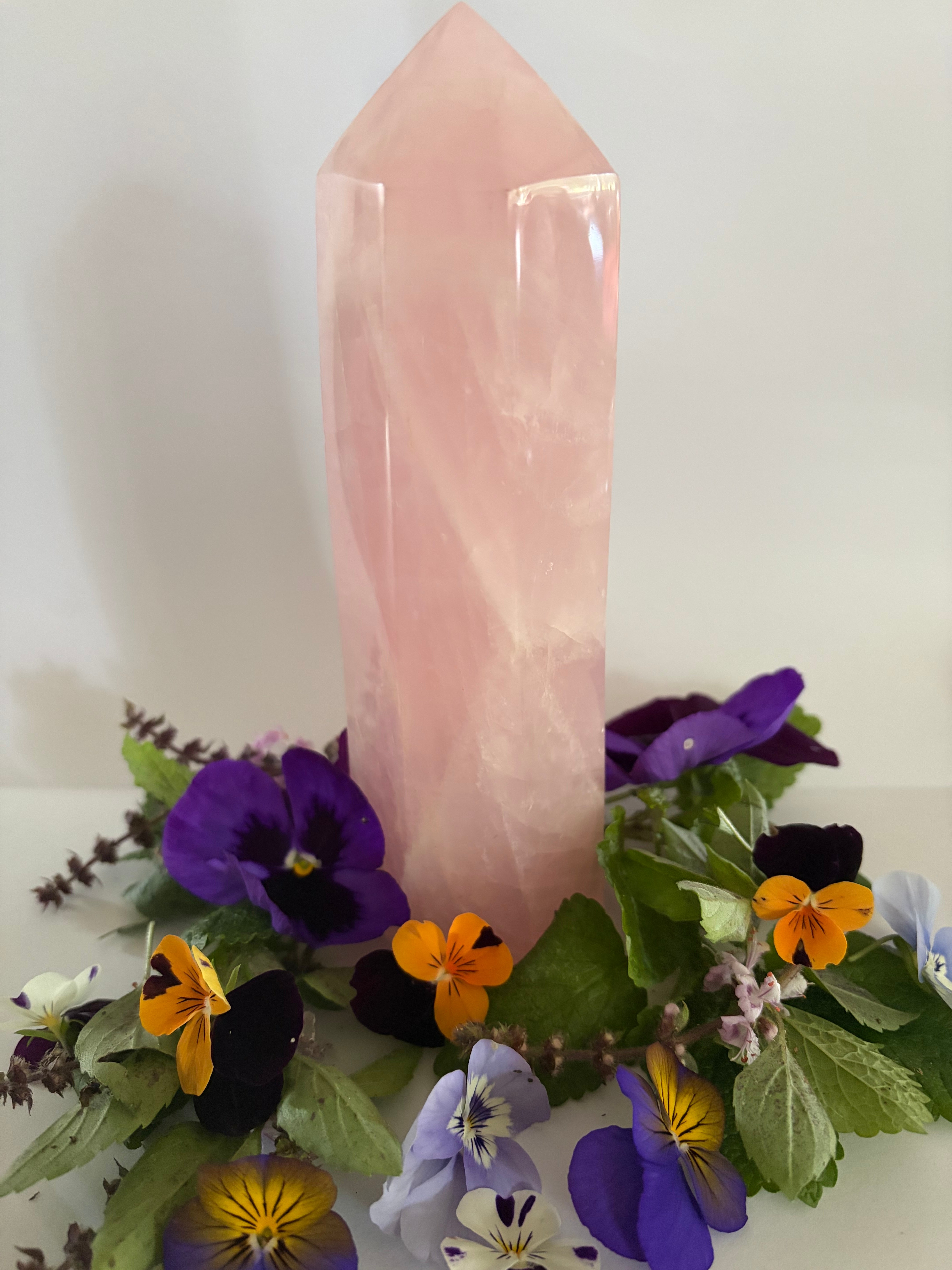 Temple heart Rose Quart Point 1kg