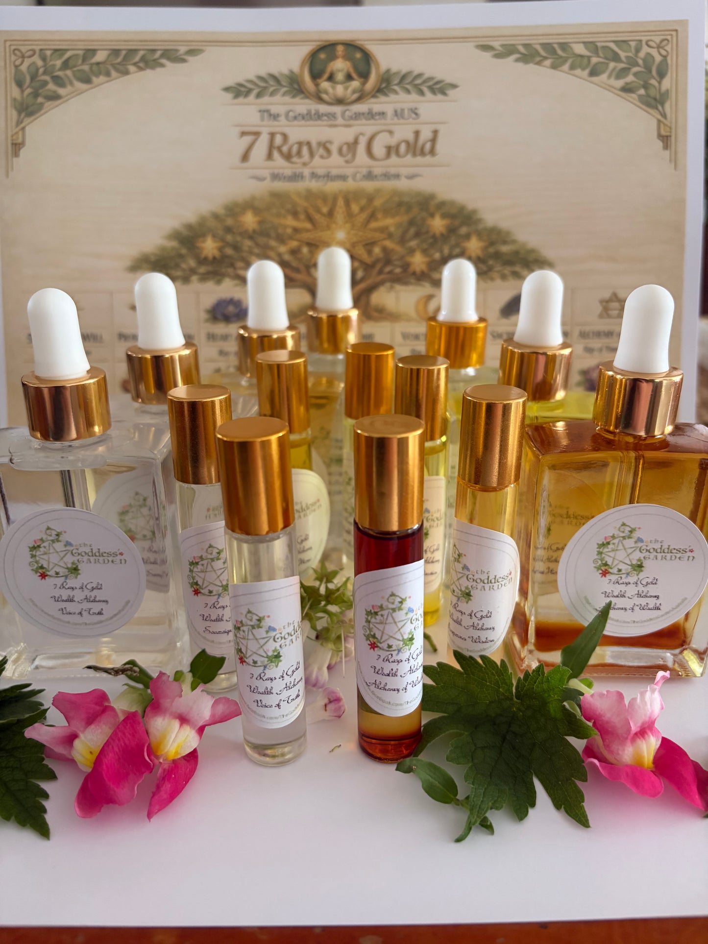 7 Rays of Gold Wealth Alchemy Practitioners Set