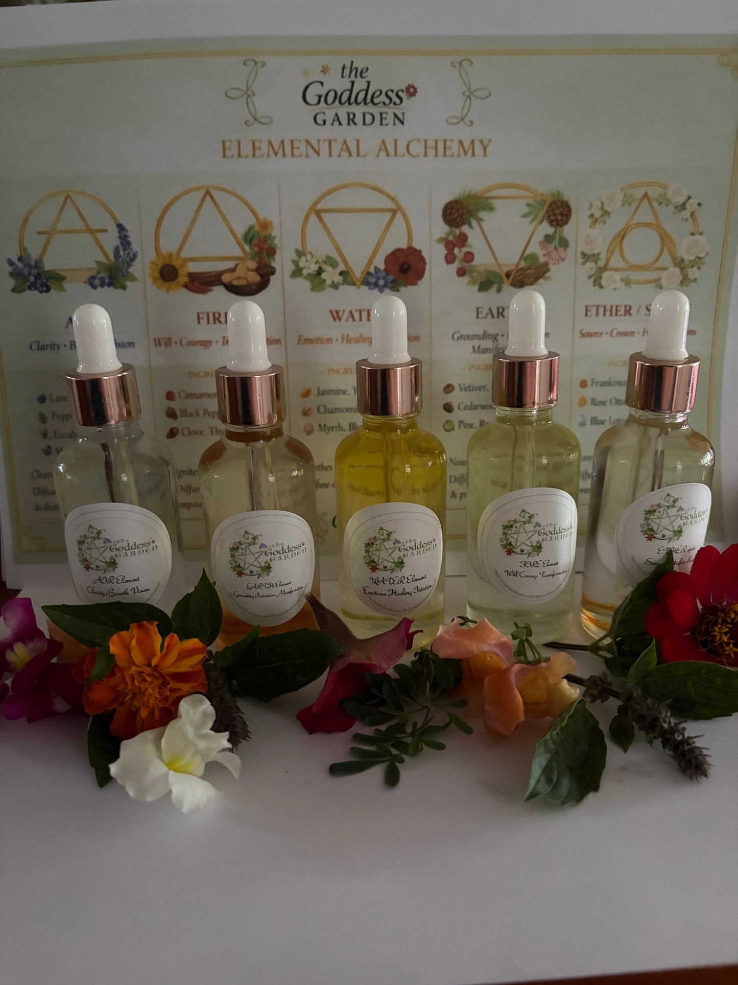 Elemental Alchemy Ritual Oil Range