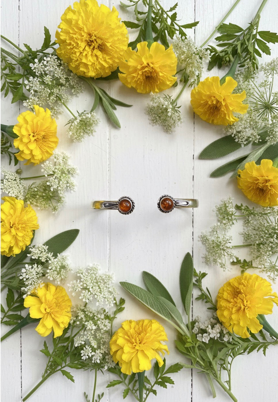 Mother Goddess Whispers Amber Cuff
