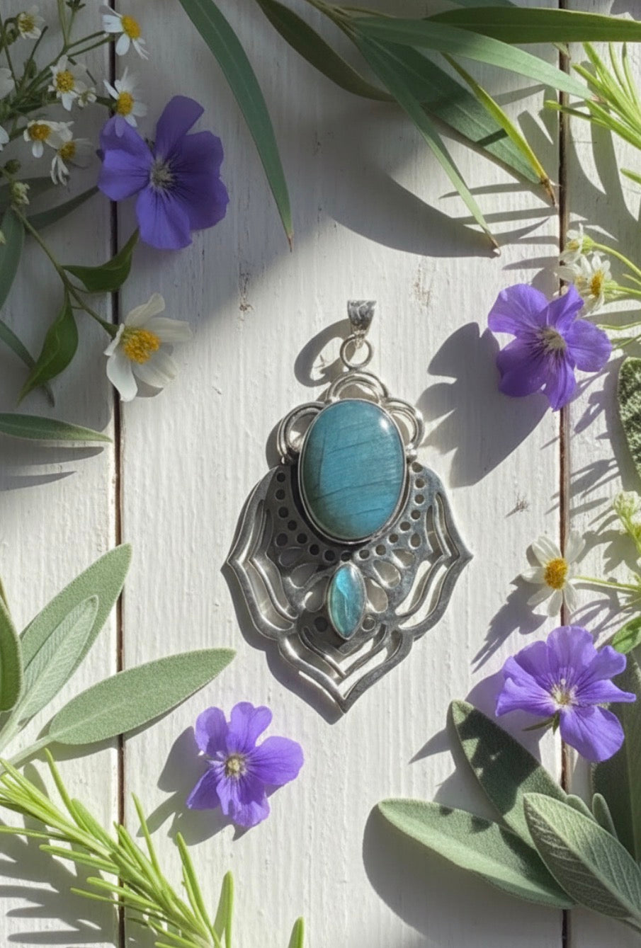The Lunar Veil Oracle Labradorite