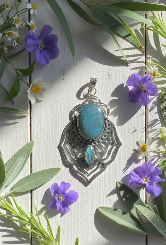 The Lunar Veil Oracle Labradorite