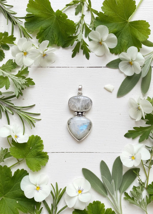 Rainbow Moonstone Goddess