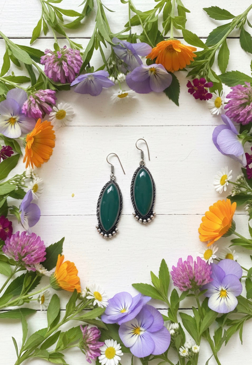 Green Tara Earrings