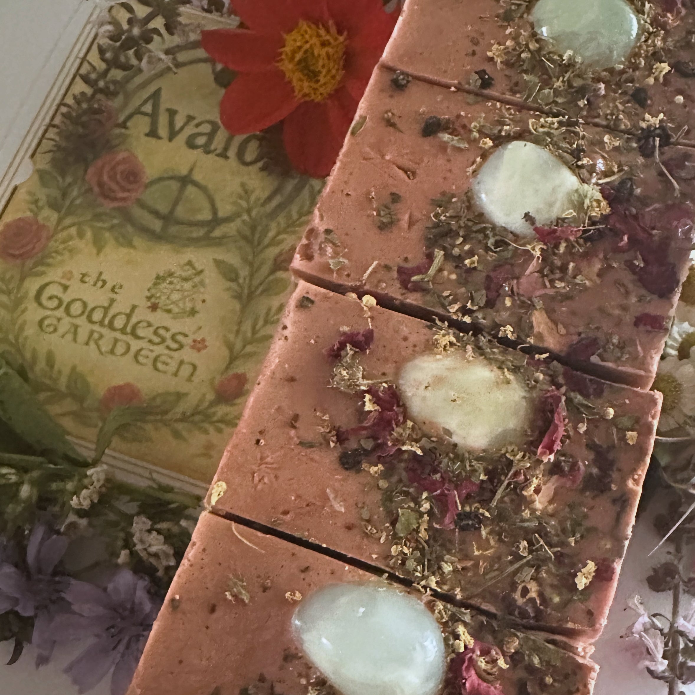 Avalon Pink Clay Soap - Jade Crystal