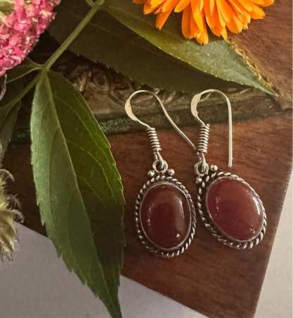 Flame Seed Earrings