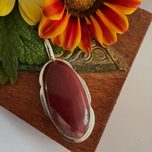Mookite Pendents - Heart of the Red Serpent