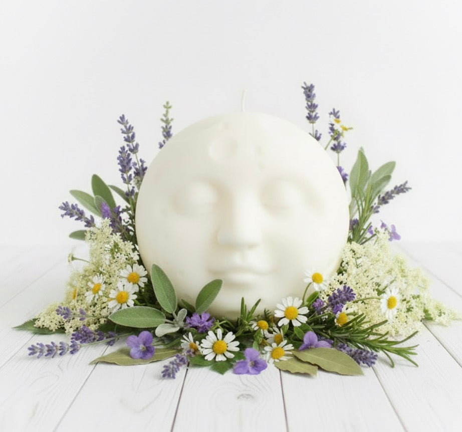 FullMoon Candle - 'The Man in the Moon'