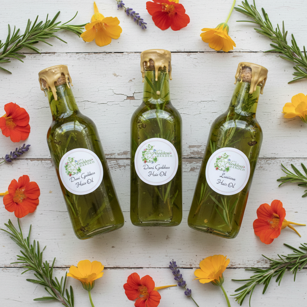 Dani Goddess Hair Oil wax cork