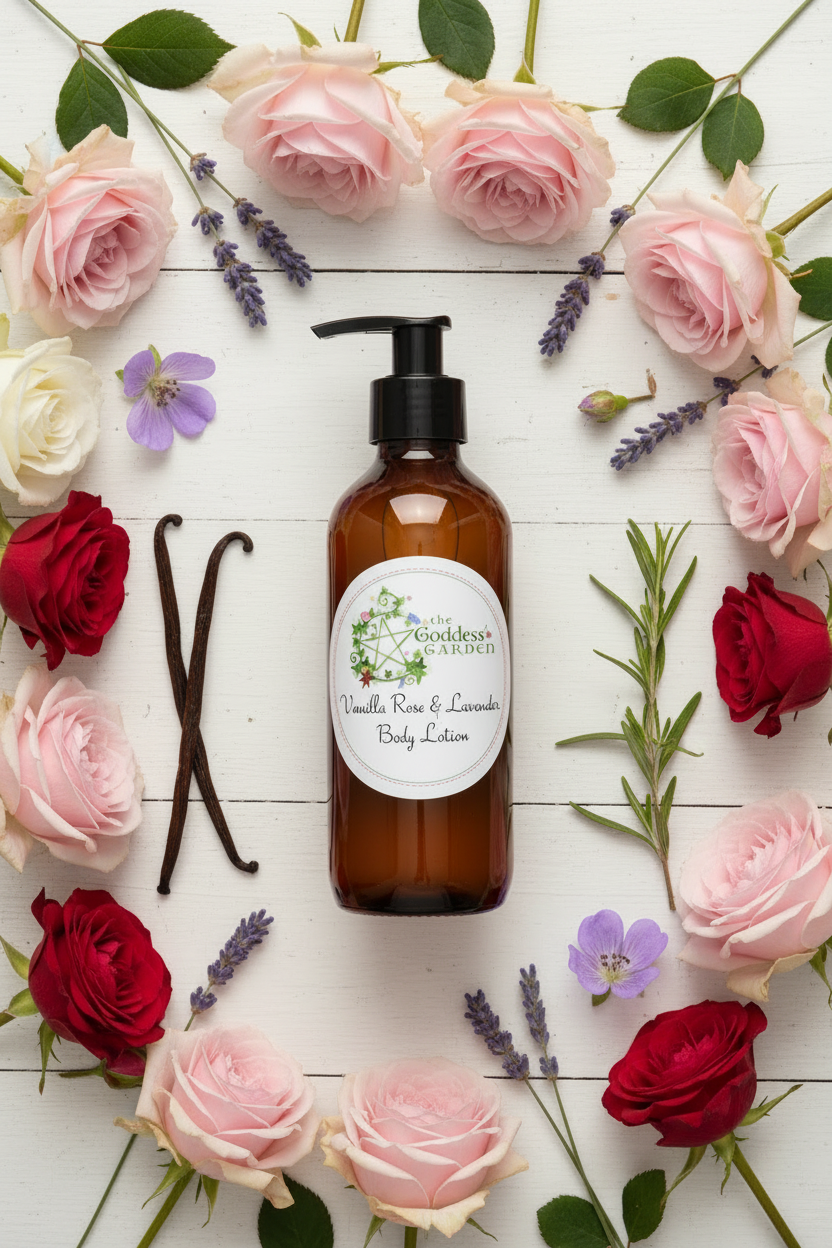 Vanilla Rose & Lavender Hand & Body Lotion