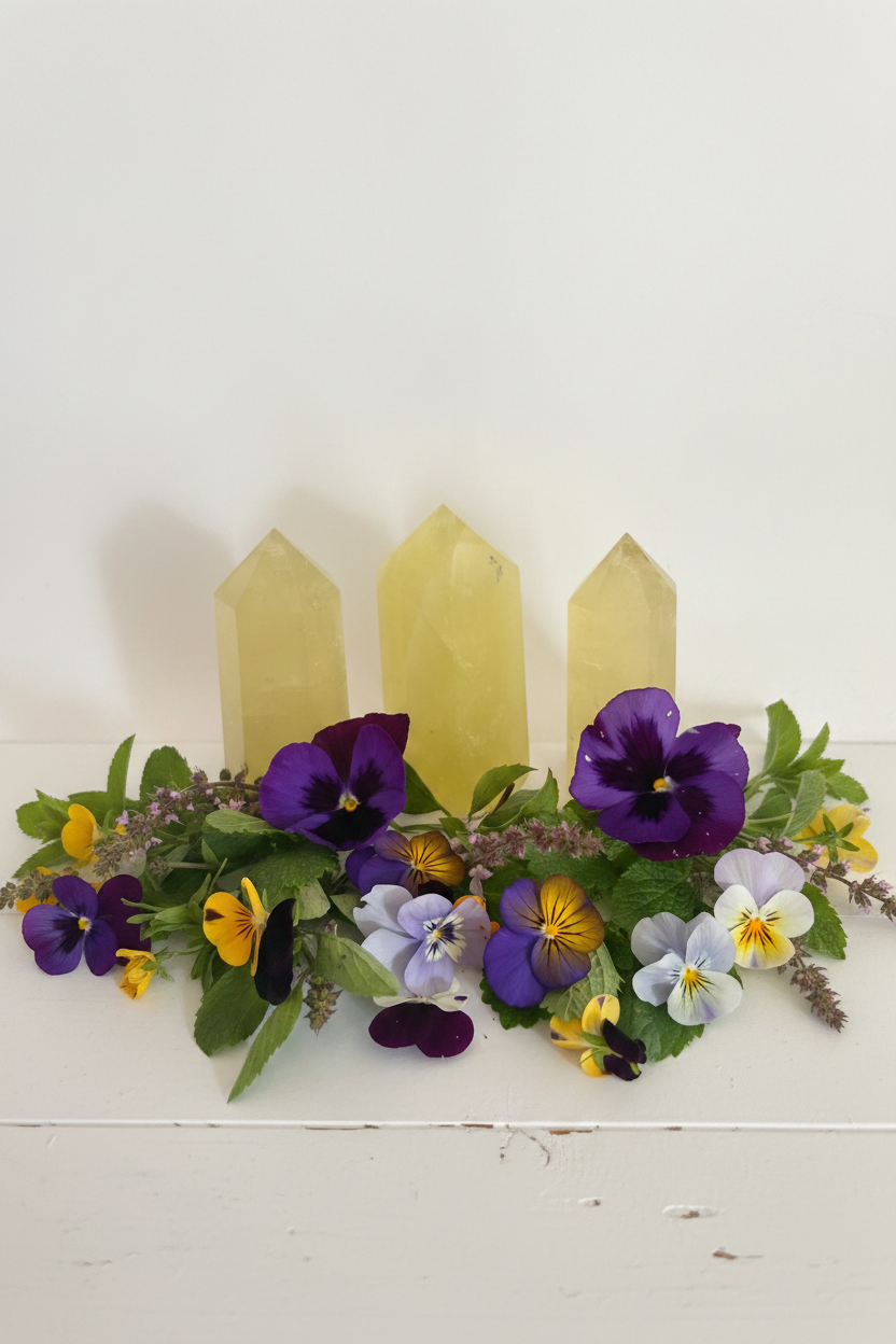 Lemon Quartz Points