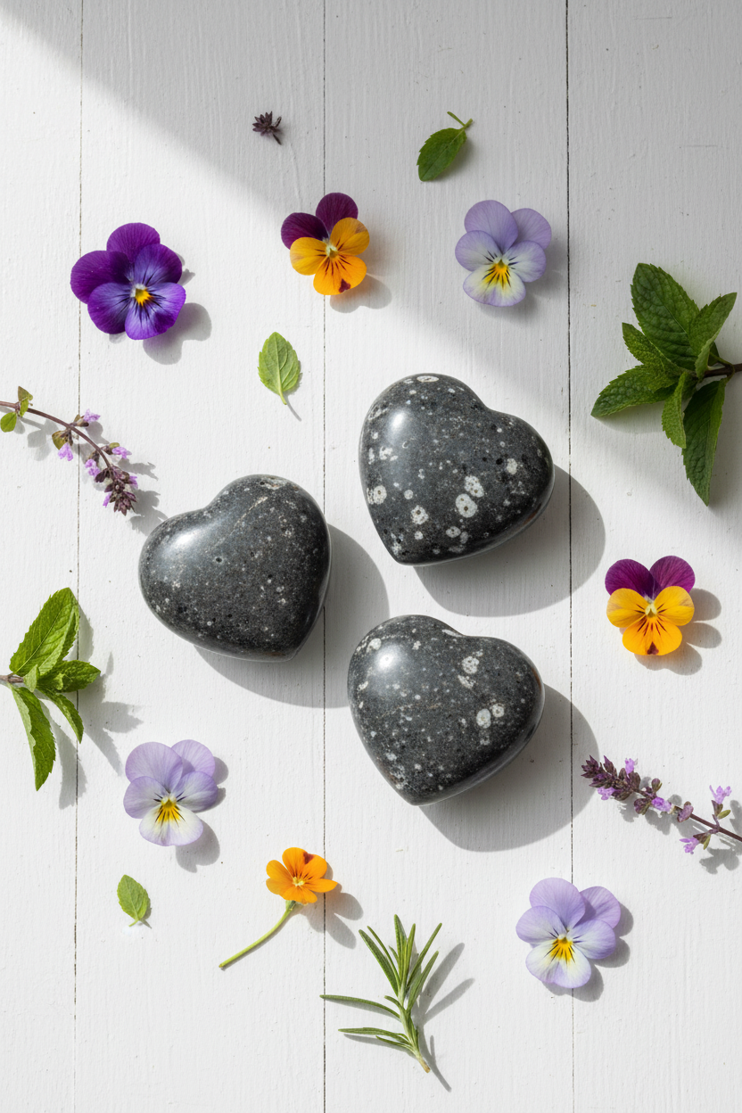 Merlinite Stone Hearts